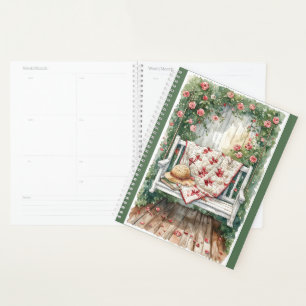 Agenda Vintage Rosa Swing with Quilt Charm