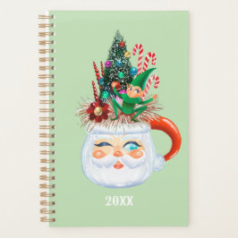 Agenda Vintage Santa Mint Green