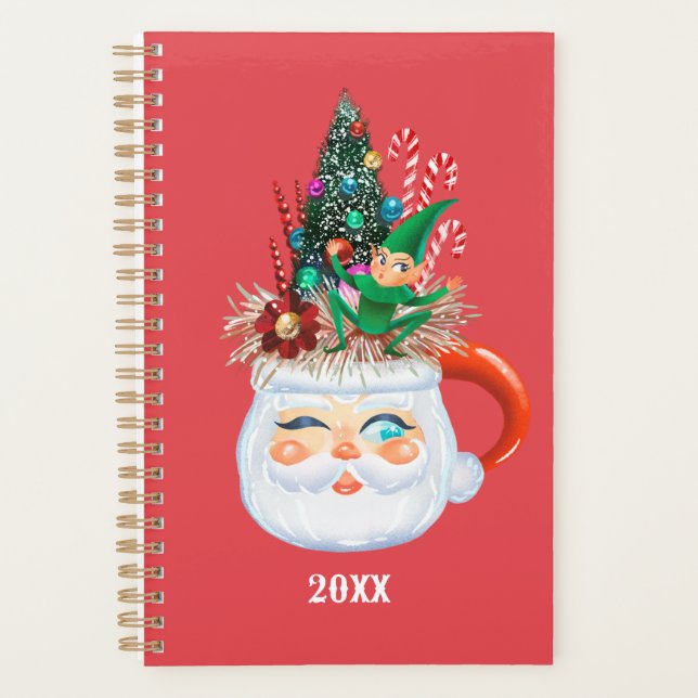 Agenda Vintage Santa Mug Red (Anverso)