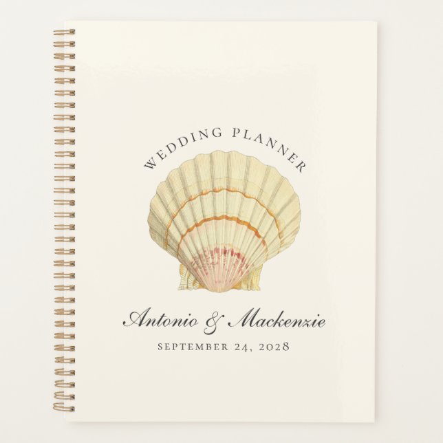 Agenda Vintage Seashell Wedner (Anverso)