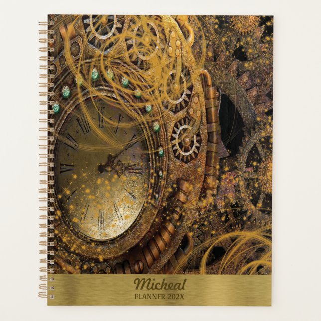 Agenda Vintage Steampunk (Anverso)