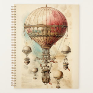 Agenda Vintage Steampunk Hot Air Balloon (4)