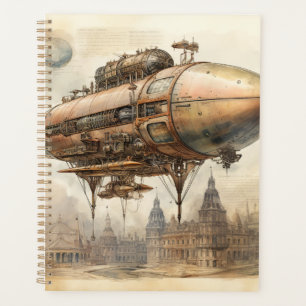 Agenda Vintage Steampunk Zeppelin (12)
