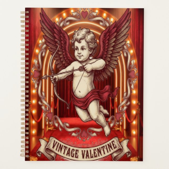 Agenda Vintage Valentine Day  (Anverso)