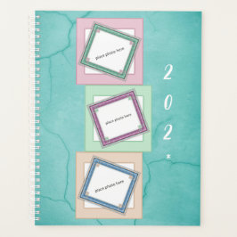 Agenda Vintage Verde azulada Year Planner
