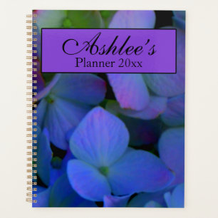 Agenda Violeta púrpura rosa azul Hortensias azules flores
