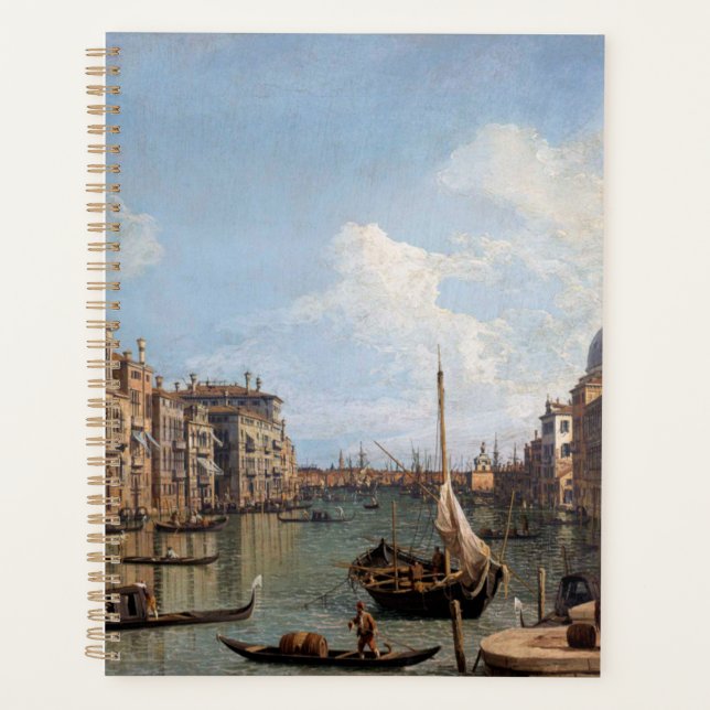 Agenda Vista de Canaletto al Gran Canal (Anverso)