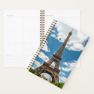 Agenda Vista de la Torre Eiffel desde el Parque Público C