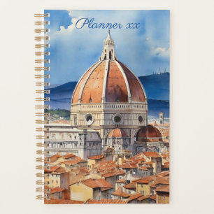 Agenda Vista Florencia el Duomo acuarela sin fecha