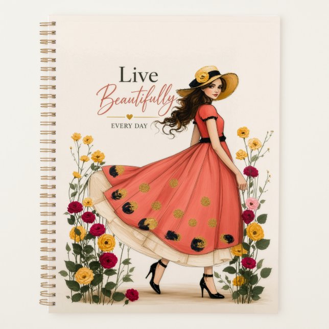 Agenda Vive Hermosamente Cada Día (Anverso)