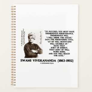 Agenda Vivekananda Para El Éxito Tendrá Perseverancia