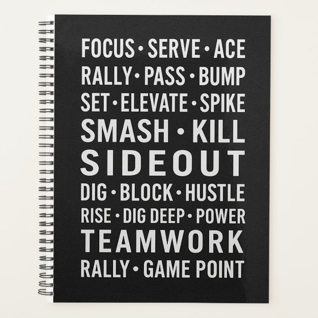 Agenda Volleyball Planner, Motivational Game Sequences (Anverso)