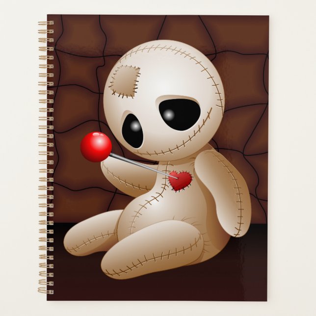 Agenda Voodoo Doll Personalizado enamorado (Anverso)