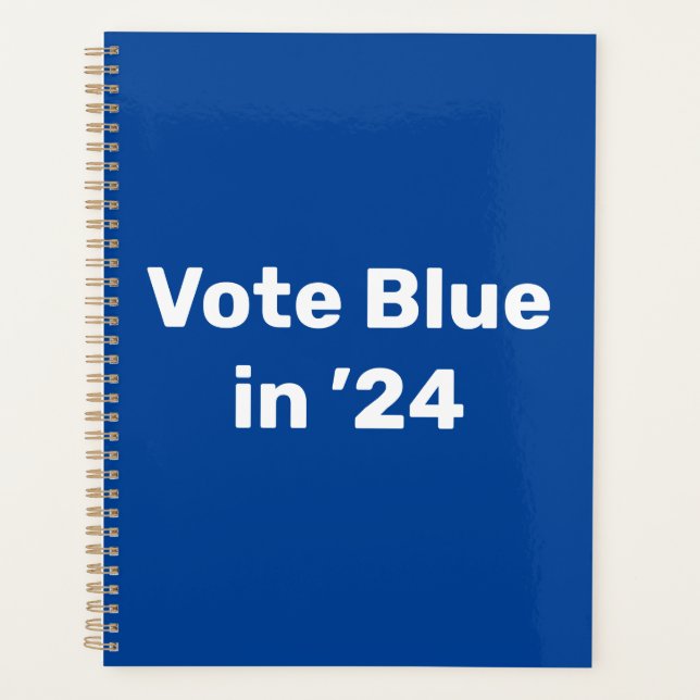 Agenda Voto azul en 2024 (Anverso)