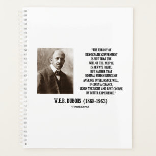 Agenda W.E.B. Teoría Dubois Del Gobierno Democrático