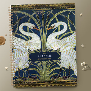 Agenda Walter Crane Dos Cisnes Decoración Art Nouveau Vin