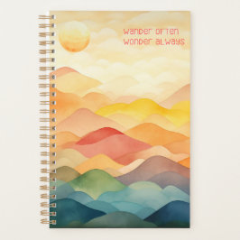 Agenda Wander A Menudo Wonder Always Watercolor