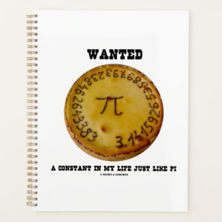 Agenda Wanted A Constant In My Life Just Like Pi