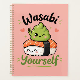 Agenda Wasabi Tú Mismo – Pun de Sushi Kawaii Divertido