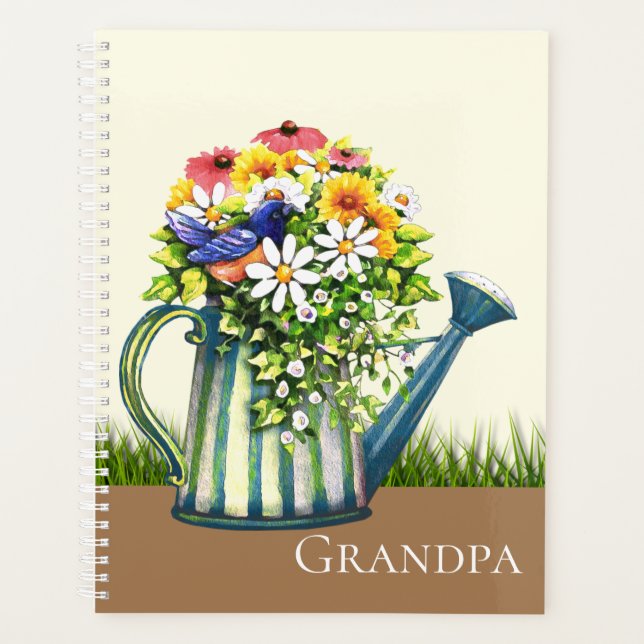Agenda Water Can con flores silvestres (Anverso)