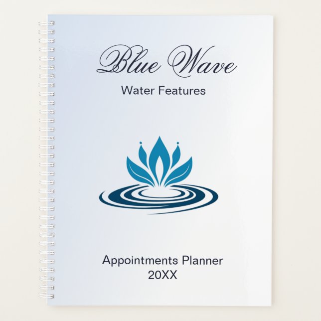 Agenda Water Feature Blue Business (Anverso)