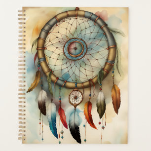 Agenda Watercolor Bohemian Dreamcatcher