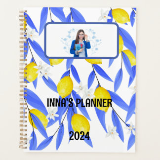 Agenda Watercolor Lemon Lime Citrus