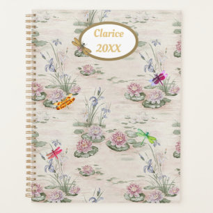 Agenda Waterlily Pond con Dragonflies