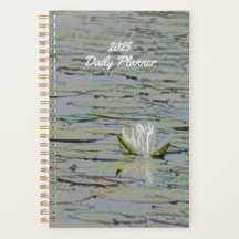 Waterlily Pond Lake Flower Daily Planner