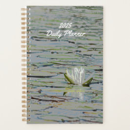 Agenda Waterlily Pond Lake Flower Daily Planner