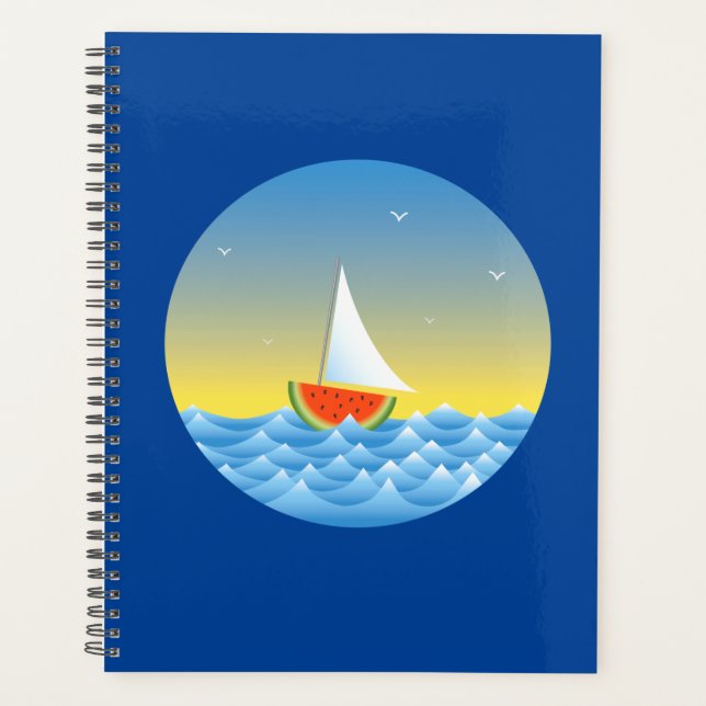 Agenda Watermelon Sailboat Planner (Anverso)