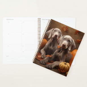 Agenda Weimaraner Puppy Autumn Delight Pumpkin