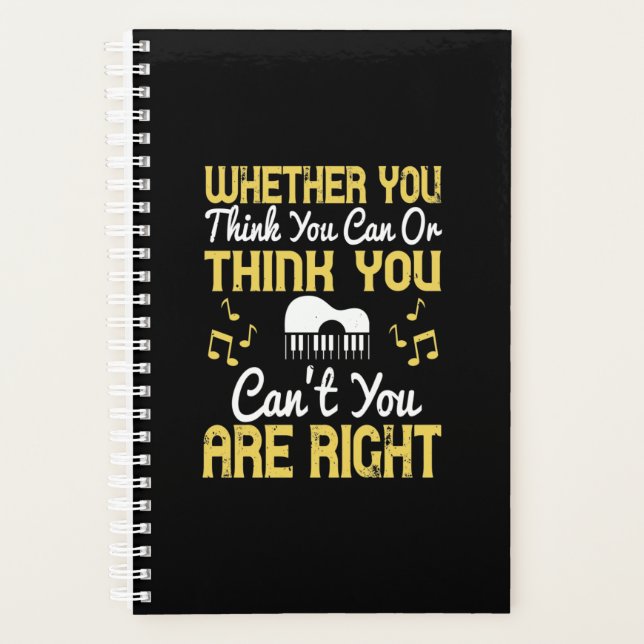Agenda Whether You Think You Can Or Think You Can'T (Anverso)