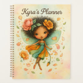 Agenda Whimsical Fairy Floral Watercolor Planner