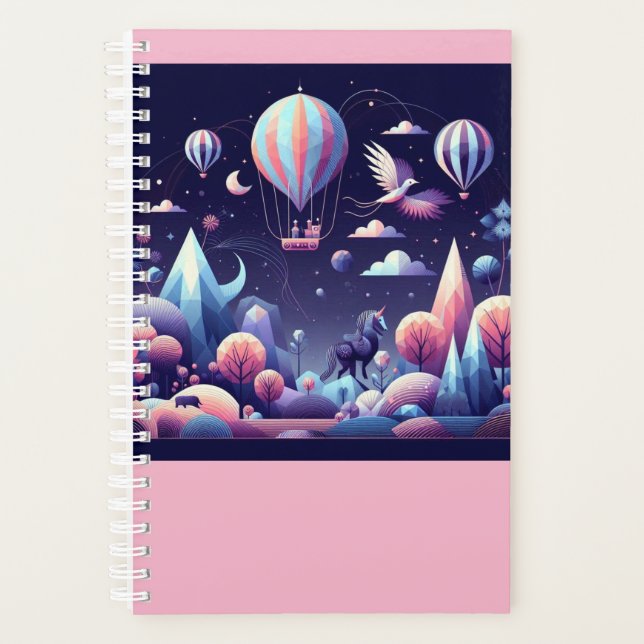 Agenda Whimsical Geométrico Fantasy Planner (Anverso)