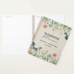 Agenda Whimsical Secret Garden Wildflowers