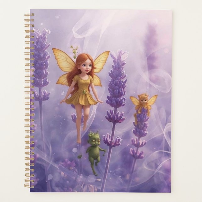 Agenda Whimsy Among the Purple Blooms (Anverso)