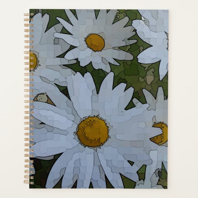 Agenda White Daisies (Anverso)