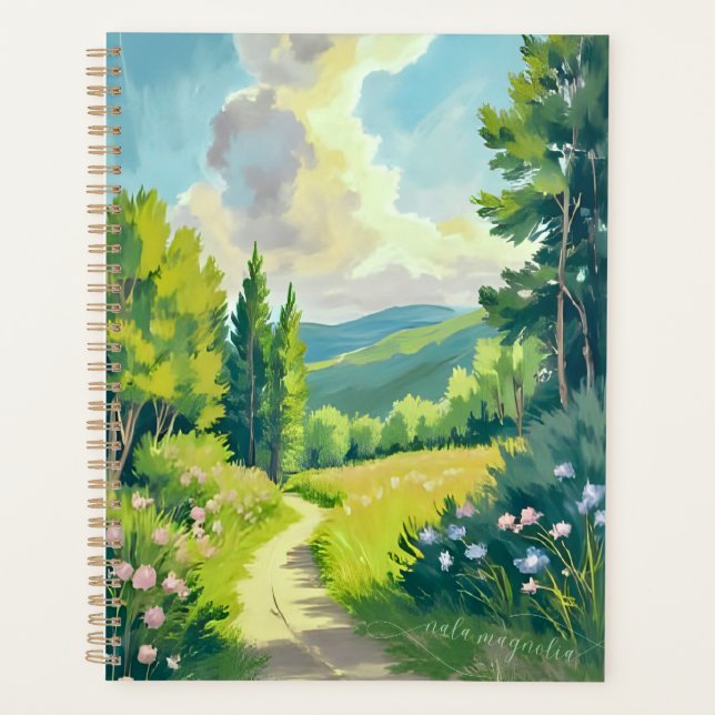 Agenda White Mountains | New Hampshire Landscape Painting (Anverso)