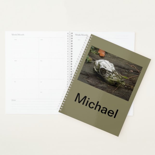 Agenda Whitetail Deer Skull Planner (Demostración)