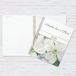 Agenda Whte Dogwood Planner