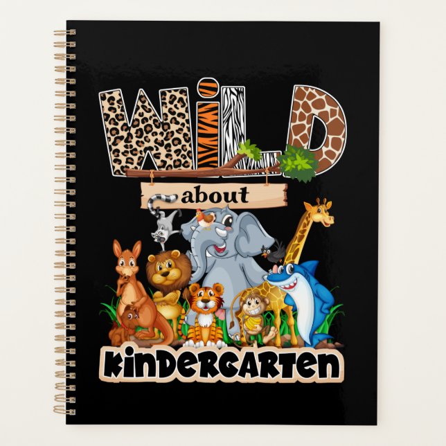 Agenda Wild About Kindergarten (Anverso)