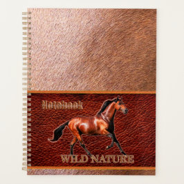 Agenda WILD NATURE - colección de diseño HORSE