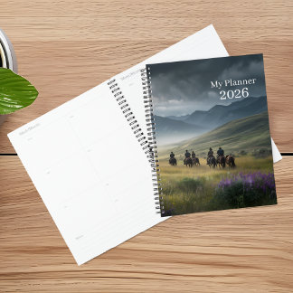 Agenda Wildflower Trail Cowboy Planner