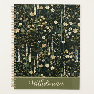 Agenda Wilhelmina Dark Daisy Floral