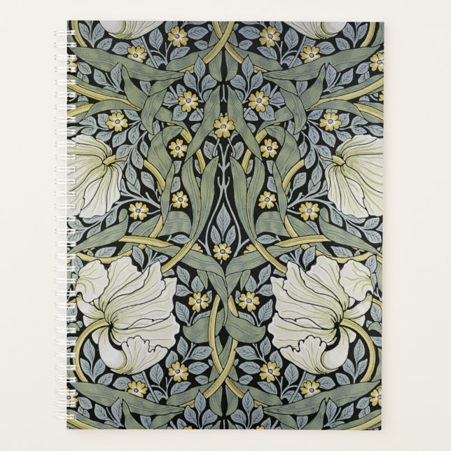 Agenda William Morris - Diseño del patrón de Pimpernel (Anverso)