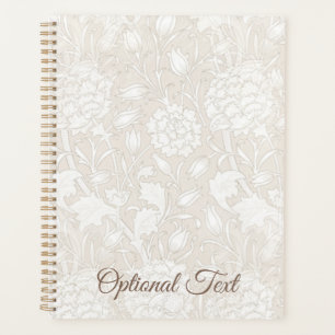 Agenda William Morris Floral Pattern in Sepia