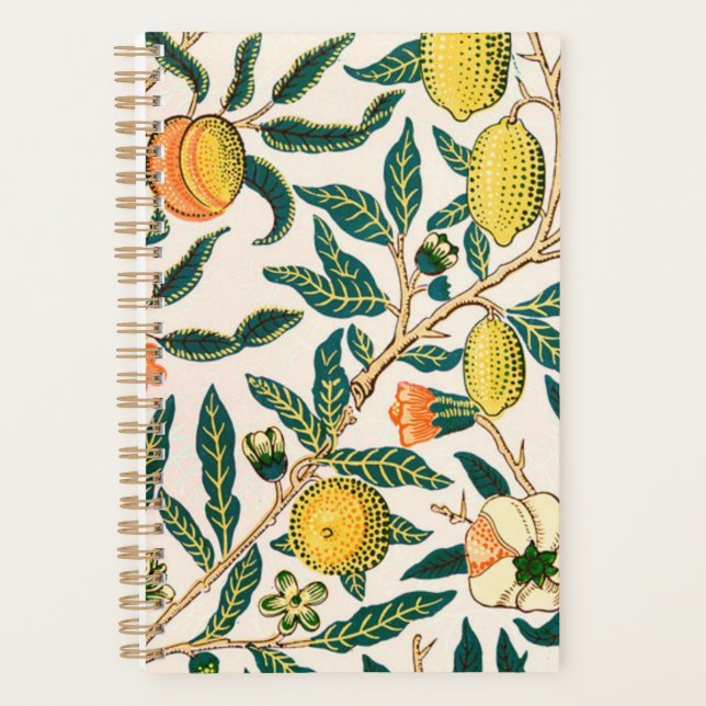 Agenda William Morris Fruit Y Pomegranate (Anverso)