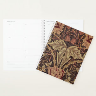 Agenda William Morris Honeysuckle Arte Inglés Clásico