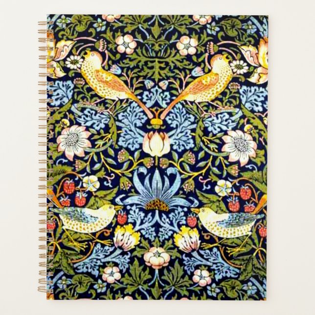Agenda William Morris, ladrón de fresas, (Anverso)